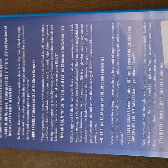 Beliefs behavior results business book - Picture 2 of 2